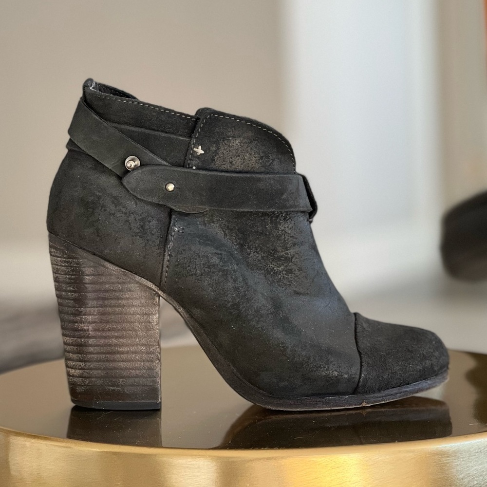 Black Harrow Rag And Bone Ankle Bootie Size 37 - image 5